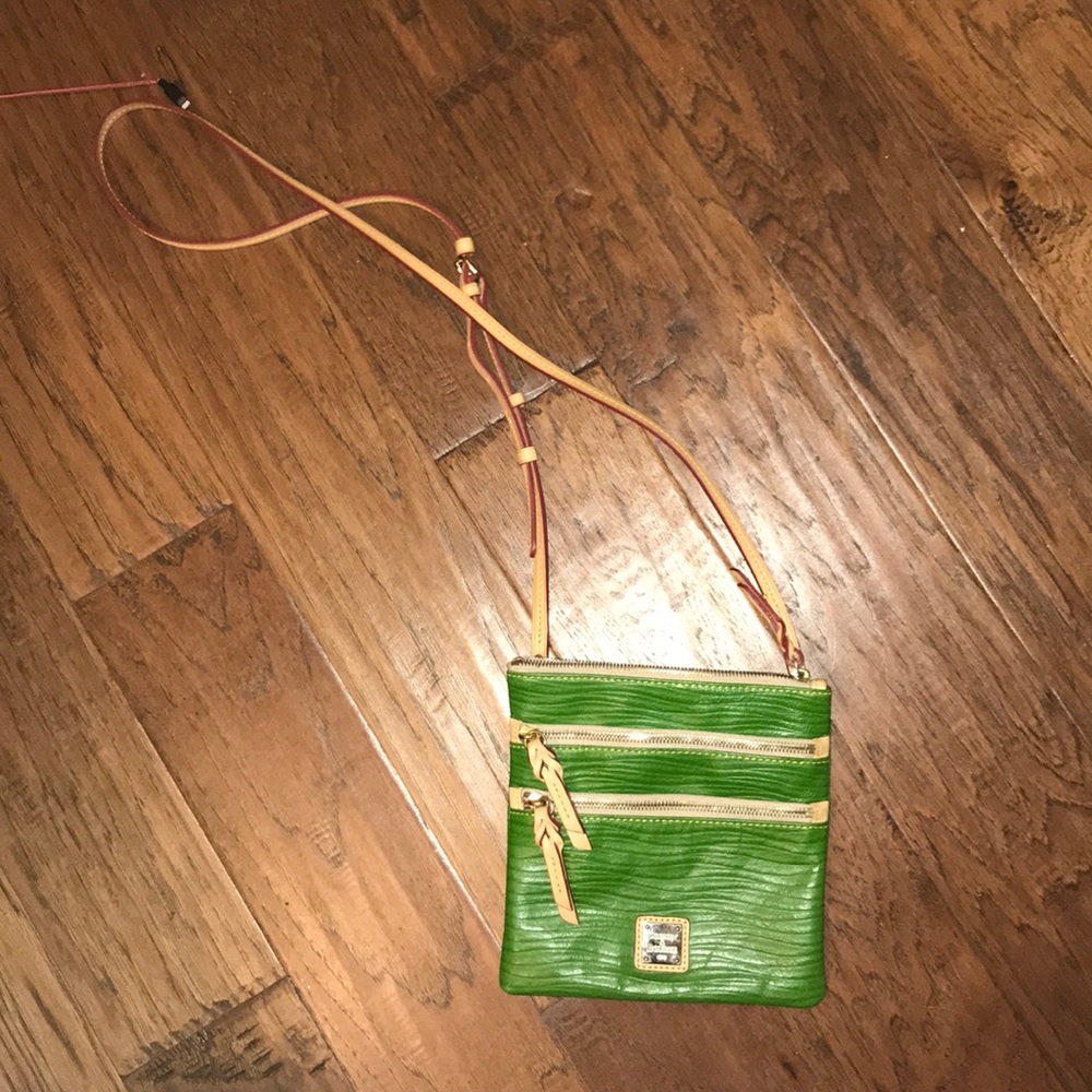 Green Cross-bodied Dooney and Bourke Bag